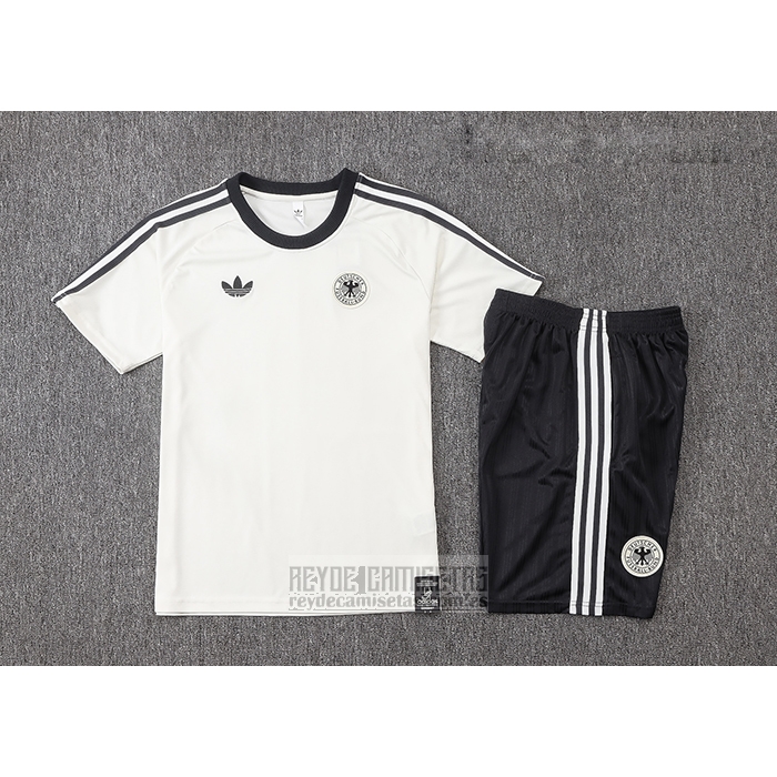 Chandal del Alemania Manga Corta 2026-2027 Crema - Pantalon Corto